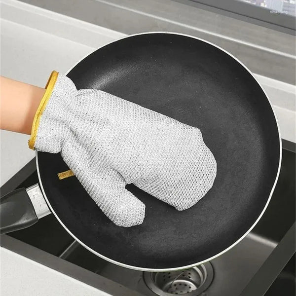 DISHWASHING STEEL WIRE  GLOVES (PACK OF 2)