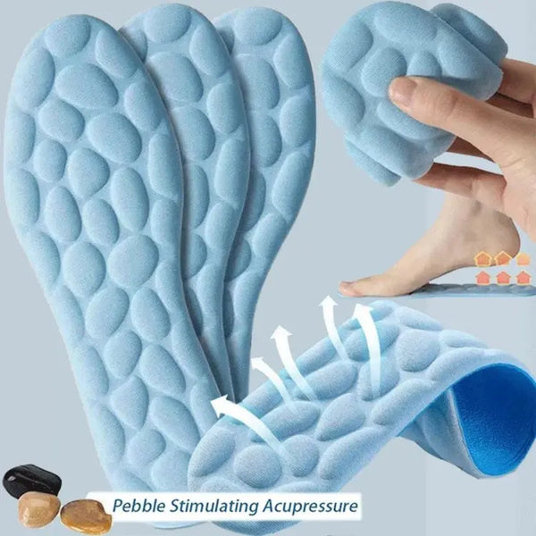 High Elastic Pain Reliever Shock Absorption Insoles