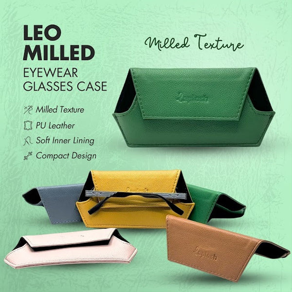 LEO MILLED EYEWEARE GLASSES CASE