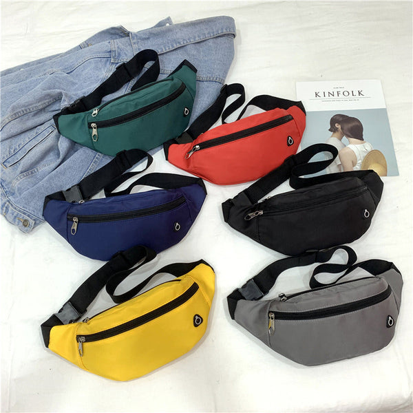 Waterproof Waist Bag Unisex Sling Crossbody Fanny Bag